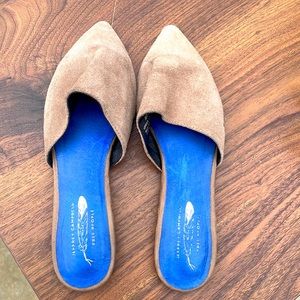 Free People, suede, tan women’s shoes.